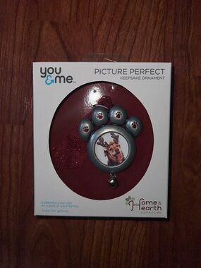 You & Me Pet Picture Paw Ornament